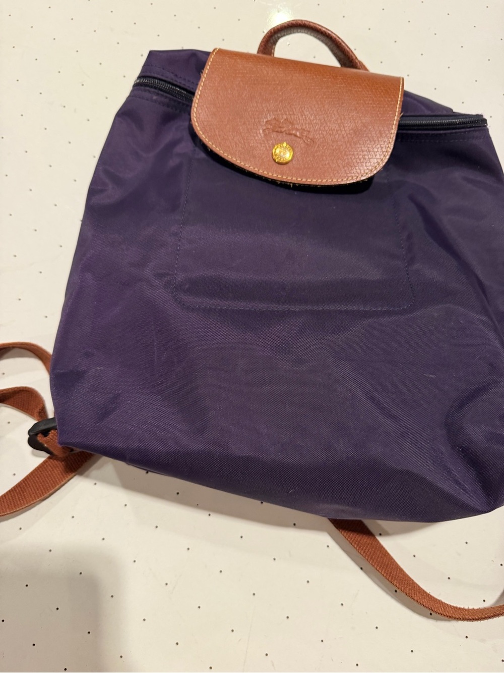 Longchamp Le Pliage backpack (Purple) - Picture 6 of 10
